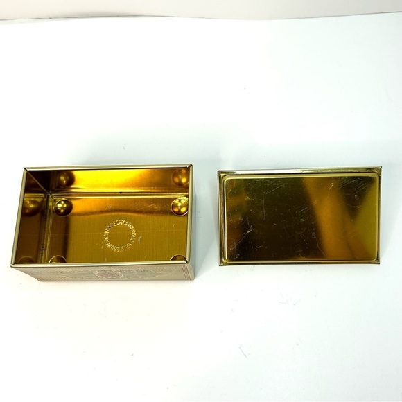 Lidded Tin Made in Western Germany Small  Trinket Box - Picture 10 of 13